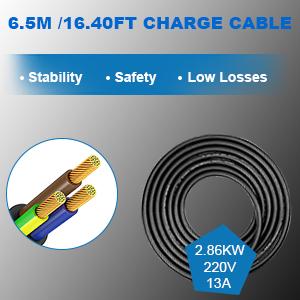 10A UK 3 PIN Plug To Type 1/ Type 2 EV Charging Station Wallbox Draagbaar voor EV / PHEV 8