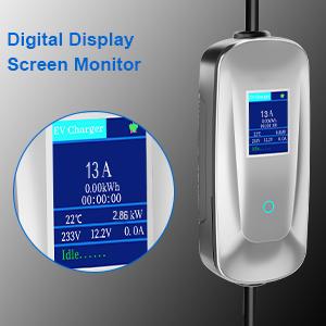 10A UK 3 PIN Plug To Type 1/ Type 2 EV Charging Station Wallbox Draagbaar voor EV / PHEV 10