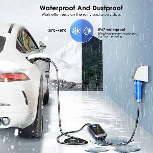 Mobiele 16A 32A EV-laadstation voor een enkele fase type 2 type 1 GBT EVSE 6