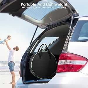 Mobiele 16A 32A EV-laadstation voor een enkele fase type 2 type 1 GBT EVSE 8