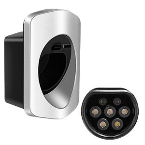 IEC62196-2 Type 2 EV-plughouder oplaadkabel organisator wandmontage aansluiting 3