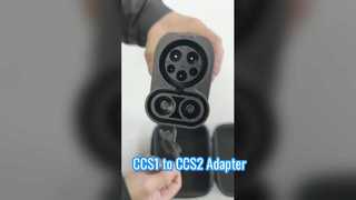 CCS1 naar CCS2 EV-oplaadadapter voor snel opladen van elektrische voertuigen met gelijkstroom