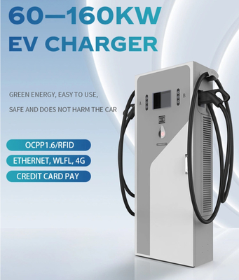 DC EV Charger 60kW 120kW 160kW met OCPP 1.6J Ccs1 Ccs2 Chademo Gbt Ev DC Fast Charging Station voor elektrische voertuigen