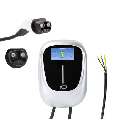 GBT standaard WALLBOX Pulsar Plus elektrisch voertuig oplader aangesloten kabel 5m Type 2 1.4 tot 7.4kW Single Phase Bluetooth Wifi